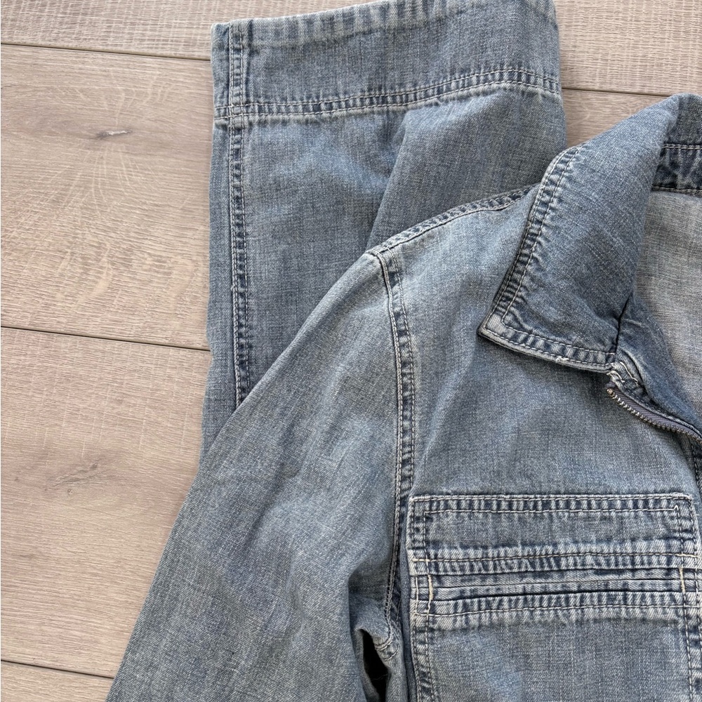 Free People Charlie Denim Jumpsuit - Picture 5 of 13
